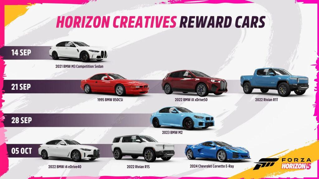 Forza Horizon 5 - EventLab 2.0 / voitures